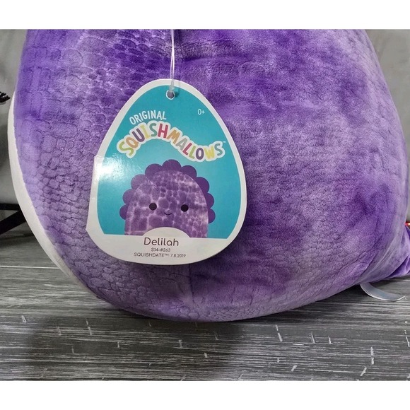 NWT 14in Squishmallow Purple Delilah - Picture 9 of 11